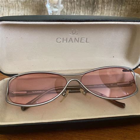 pink vintage chanel sunglasses|the real chanel sunglasses.